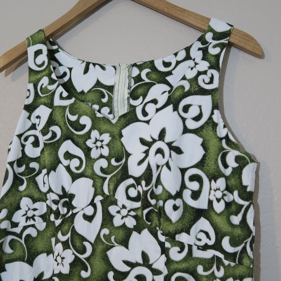 Hilo Hattie‎ Hawaiian Dress Floral Tiki Resort Tropical Sleeveless - Picture 2 of 10